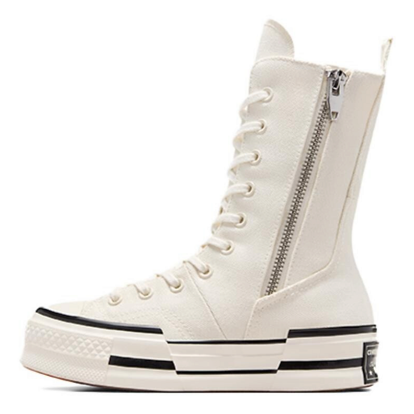 CONVERSE Кроссовки Chuck 70 Plus X High Egret Black Womens – фото 1