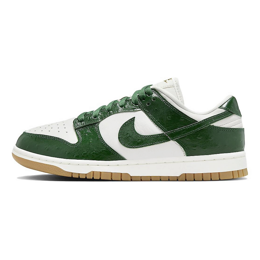 NIKE Кроссовки Dunk Low LX Gorge Green Ostrich – фото 1