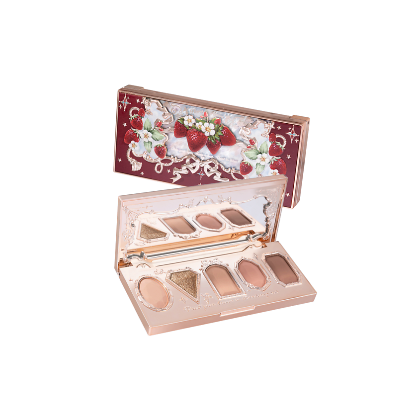 FLOWER KNOWS Палетка теней Strawberry Rococo Eyeshadow Palette, № 02 – фото 1