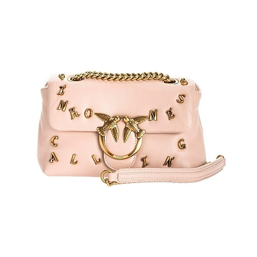 PINKO Сумка Puff Sheepskin Bird Bag, Swallow Bag, Crossbody Bag, Shoulder Bag – фото 1