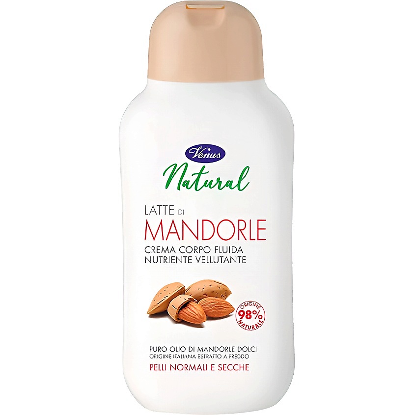 VENUS Крем для тела питательный с экстрактом миндаля Natural – фото 2