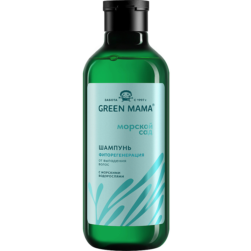 GREEN MAMA Шампунь "Фиторегенерация" от выпадения волос с морскими водорослями Natural Skin Care – фото 1