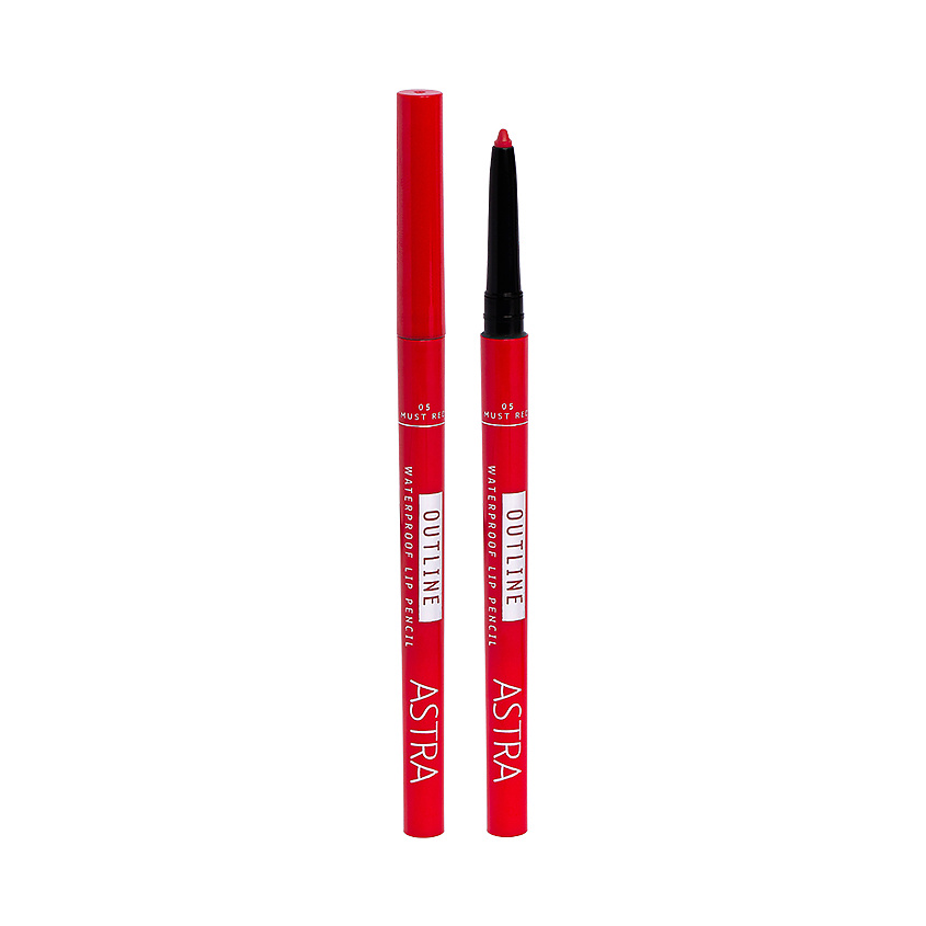 ASTRA Контурный карандаш для губ Outline Waterproof Lip Pencil, № 5 Must Red, 3,5 г – фото 1