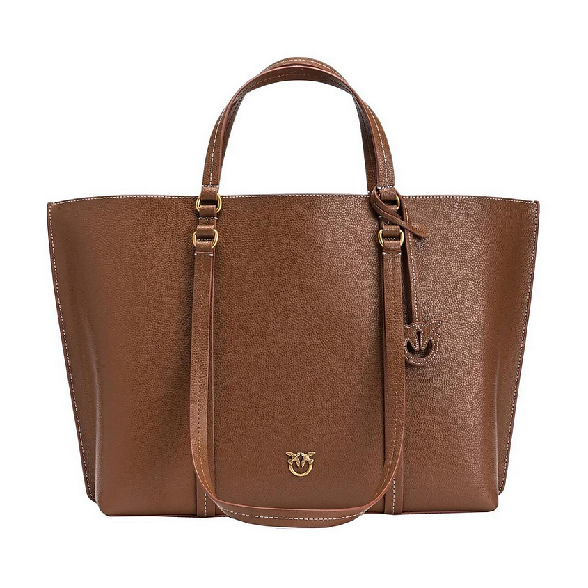 PINKO Сумка Cow Leather Tote Bag Shopping Bag Handbag – фото 1