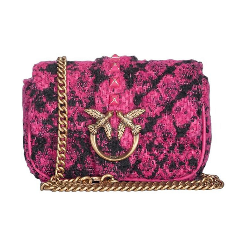 PINKO Сумка Cotton And Polyester Blend Flying Bird Bag Crossbody Bag – фото 1