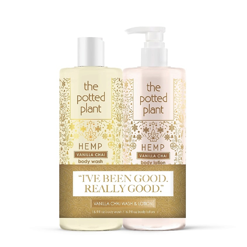 THE POTTED PLANT Набор расслабляющих средств для ухода за телом Vanilla Chai Duo Bundle – фото 2