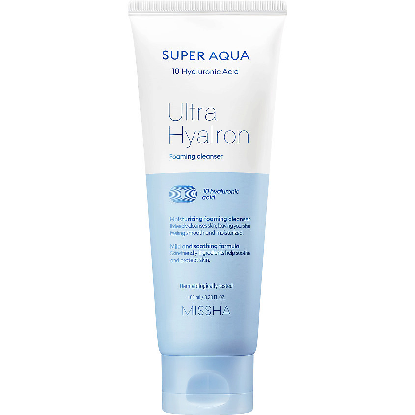 MISSHA Пенка для умывания лица Super Aqua Ultra Hyalron – фото 1