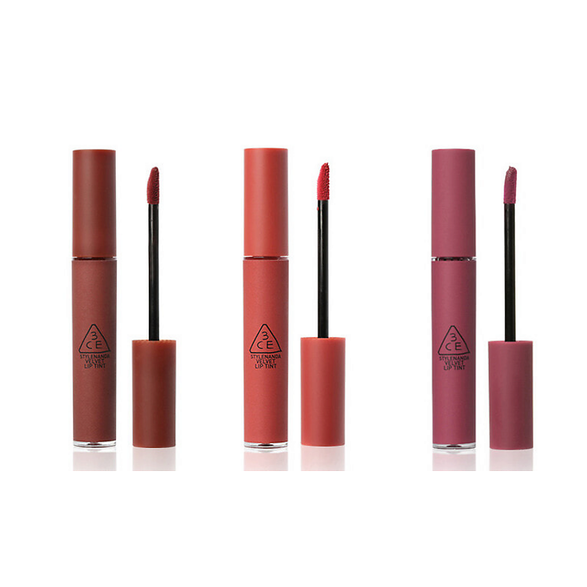 3CE Набор тинтов для губ с матовым финишем Velvet Lip Tint – фото 1