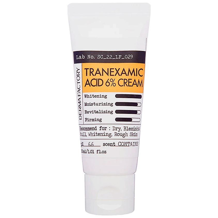 DERMA FACTORY Крем с 6% транексамовой кислотой Tranexamic acid 6% cream – фото 1