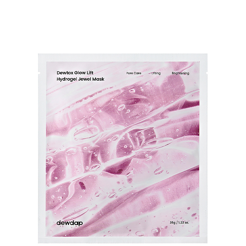 DEWDAP Маска- лифтинг для лица гидрогелевая DEWTOX GLOW LIFT HYDROGEL JEWEL MASK 4 шт – фото 1