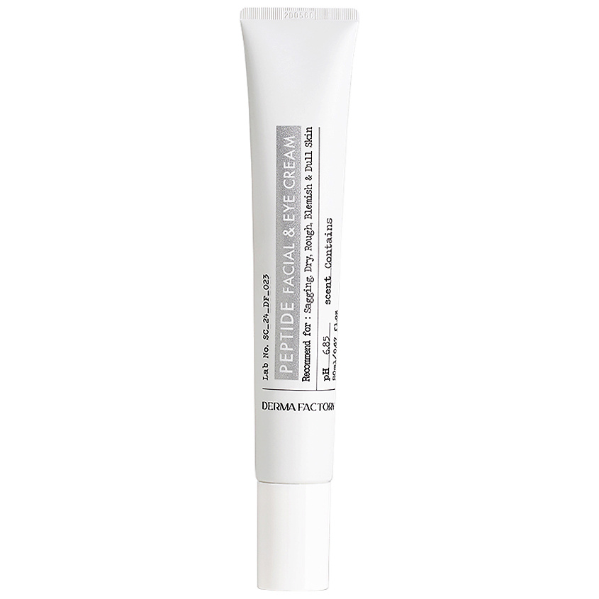 DERMA FACTORY Крем для лица и кожи вокруг глаз с пептидами - Peptide facial and eye cream – фото 1