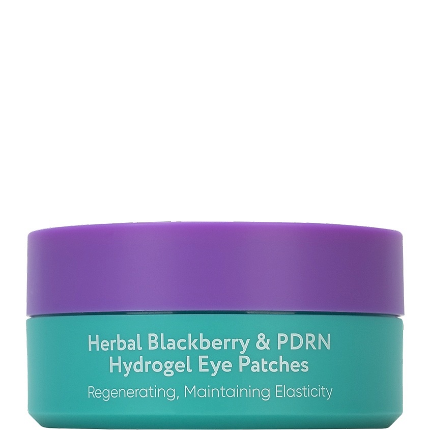 LSANIC Гидрогелевые патчи с ежевикой Herbal Blackberry & PDRN Hydrogel Eye Patches – фото 1