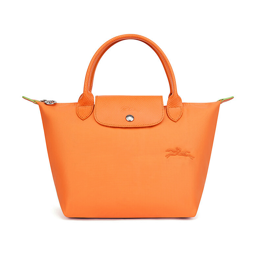 LONGCHAMP Сумка Le Pliage Green Recycled Canvas One Shoulder Handbag Small Size Women's Orange – фото 1