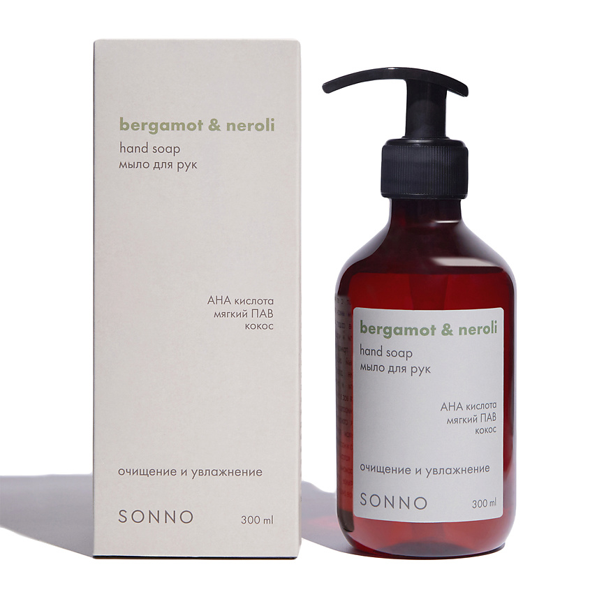 SONNO Жидкое мыло для рук Bergamot & Neroli – фото 1
