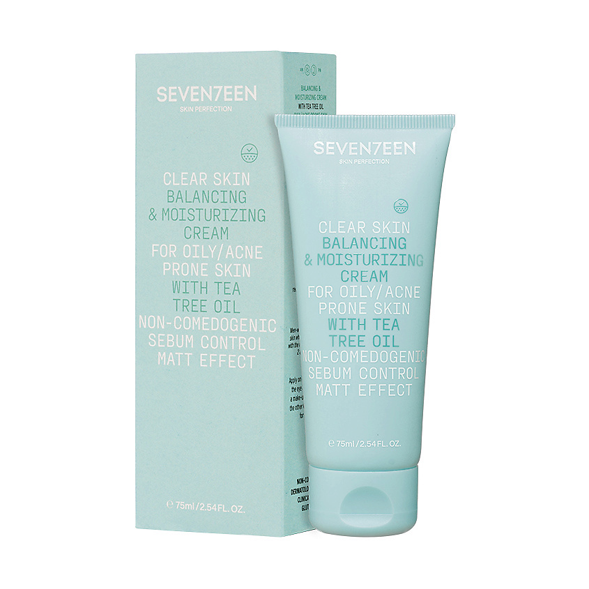 SEVEN7EEN Крем для лица увлажняющий с маслом чайного дерева Clear Skin Balancing & Moisturizing Cream – фото 1