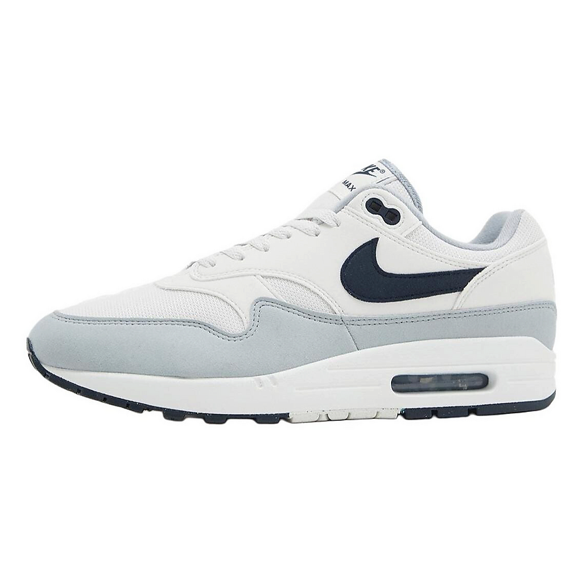 NIKE Кроссовки Air Max 1 Platinum Tint Dark Obsidian, цвет: Серый, размер: 40 – фото 1