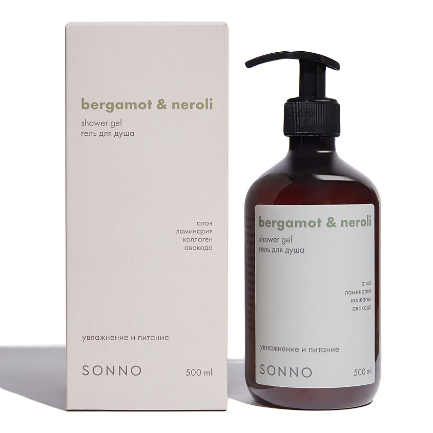 SONNO Гель для душа Bergamot & Neroli – фото 1