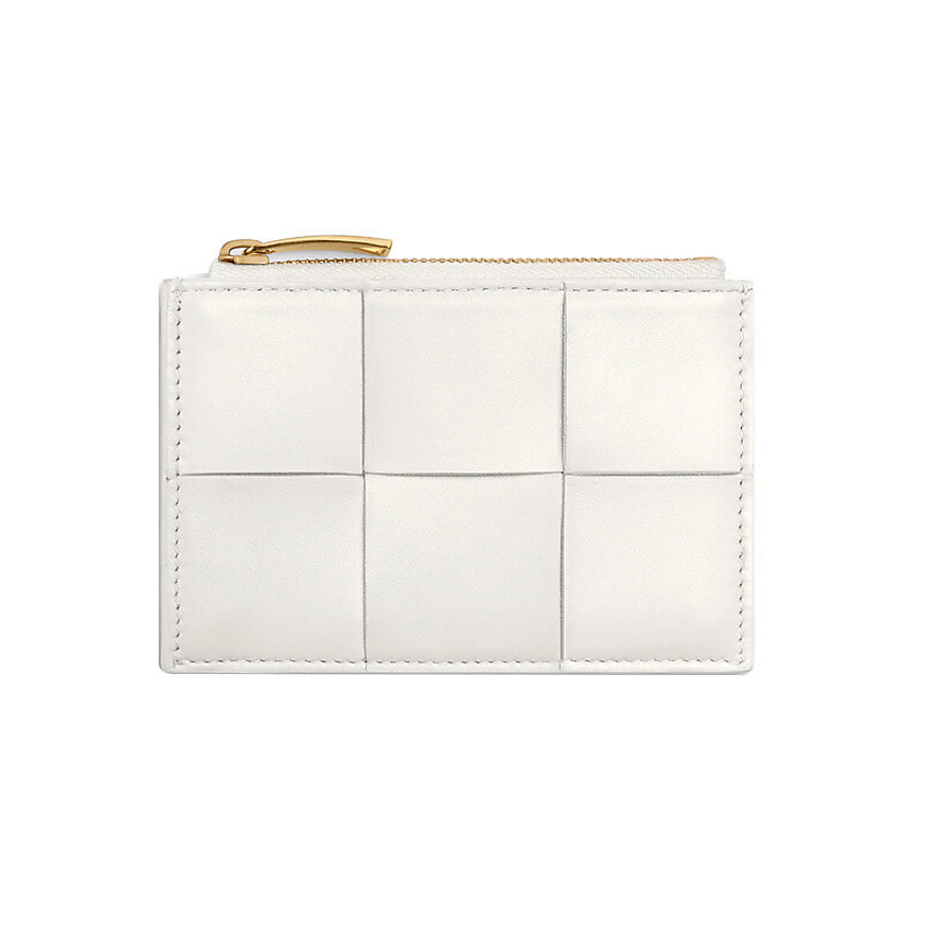 BOTTEGA VENETA Кардхолдер‑кошелёк Luggage Chalk White – фото 1