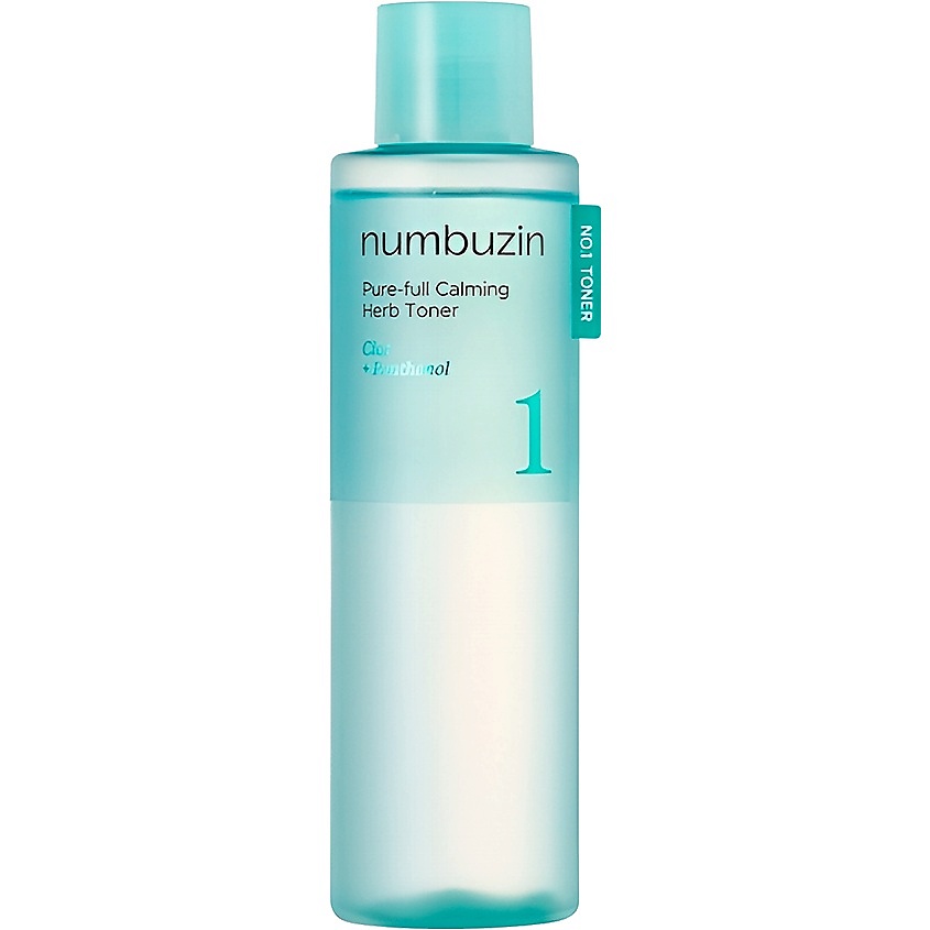NUMBUZIN Тонер для лица успокаивающий с центеллой и комплексом трав No. 1 Pure-Full Calming Herb – фото 2