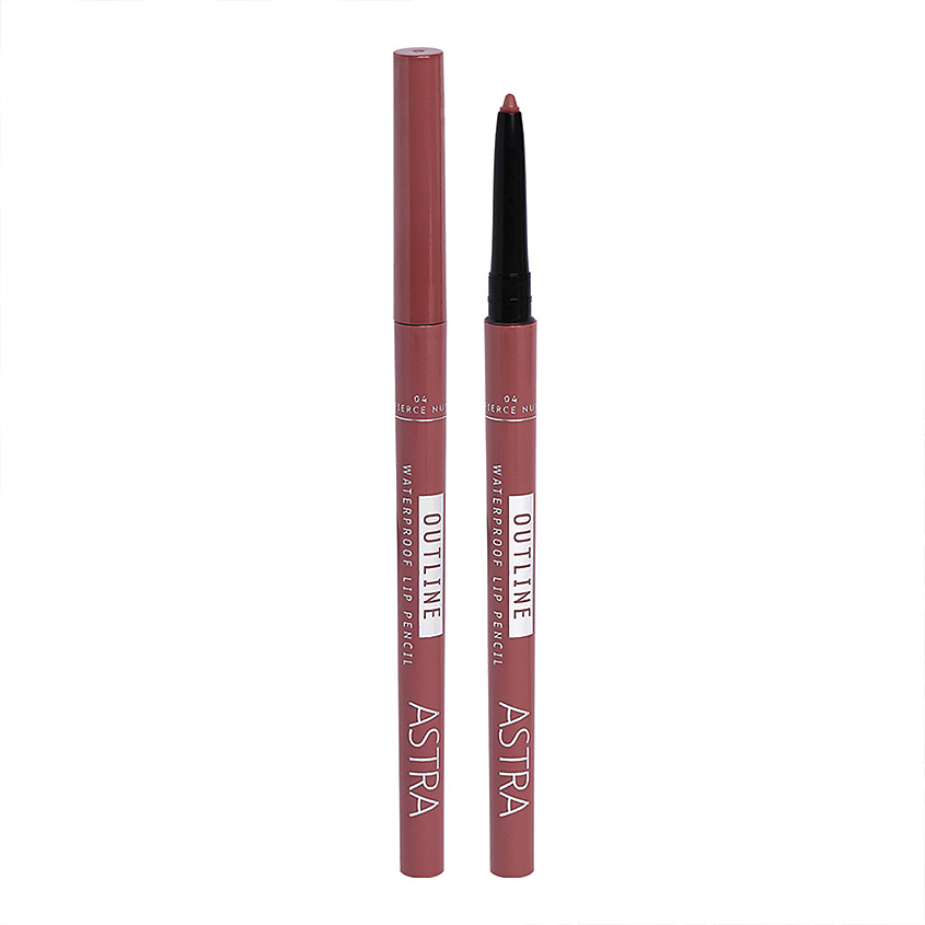 ASTRA Карандаш для губ Outline Waterproof Lip Pencil, 04 Fierce Nut, 0,35 г – фото 1