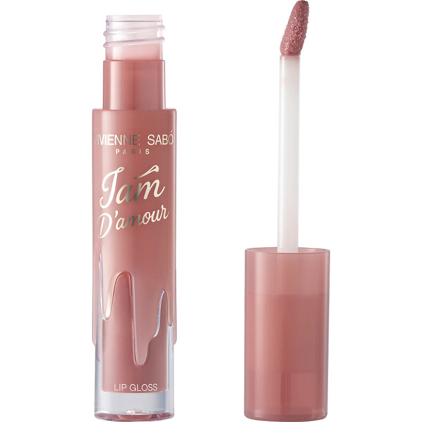 VIVIENNE SABO Блеск для губ Jam d'Amour, № 07, пыльно-розовый, 3 мл – фото 1