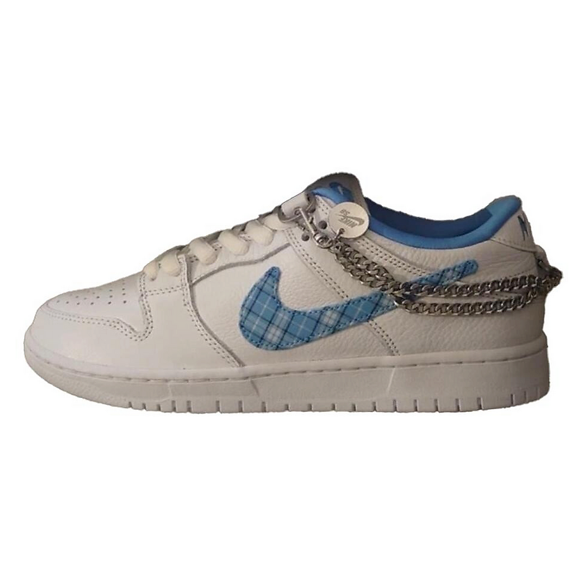 NIKE Кроссовки SB Dunk Low Pro X Nicole Hause White And University Blue – фото 1