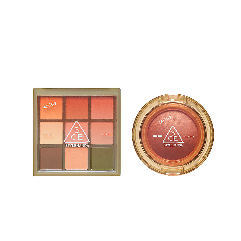 3CE Набор: Палетка Multi Eye Color Palette + Бальзам Bouncy Blur Balm – фото 1