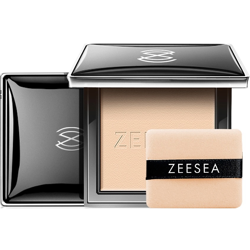 ZEESEA Пудра компактная для нормальной и склонной к жирности коже Refreshing silky powder – фото 2