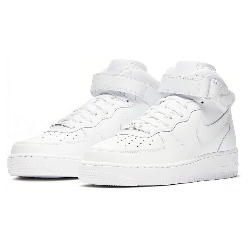 NIKE Кроссовки Air Force 1 07 Mid Triple White – фото 3