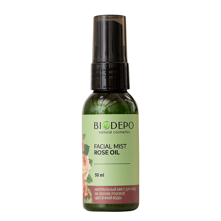 BIODEPO Тоник-гидролат с эфирным маслом розы Rose Oil – фото 1