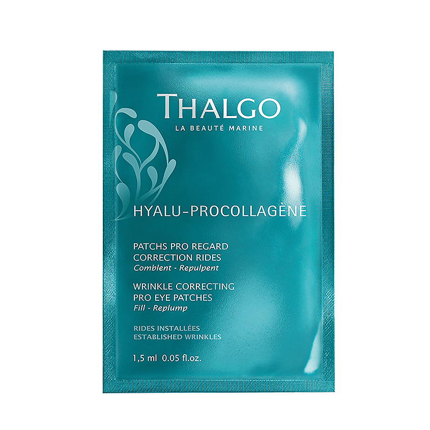 THALGO Патчи для кожи вокруг глаз разглаживающие морщины Hyalu-Procollagene Wrinkle Correcting Pro Eye Patches – фото 1