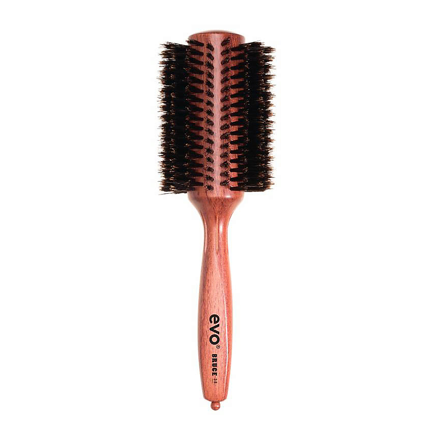 EVO [Брюс] Круглая щетка с натуральной щетиной для волос 38мм evo bruce 38 natural bristle radial brush – фото 2