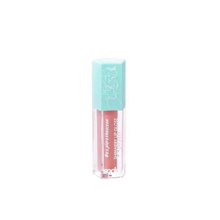 SODA Блеск для губ SHIMMERY LIP GLOSS #exploretheocean – фото 1