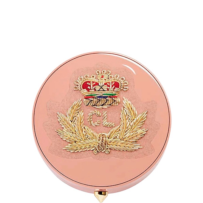 CHRISTIAN LOUBOUTIN BEAUTY Футляр для пудры для лица нюдового цвета Face Powder Empty Case – фото 1