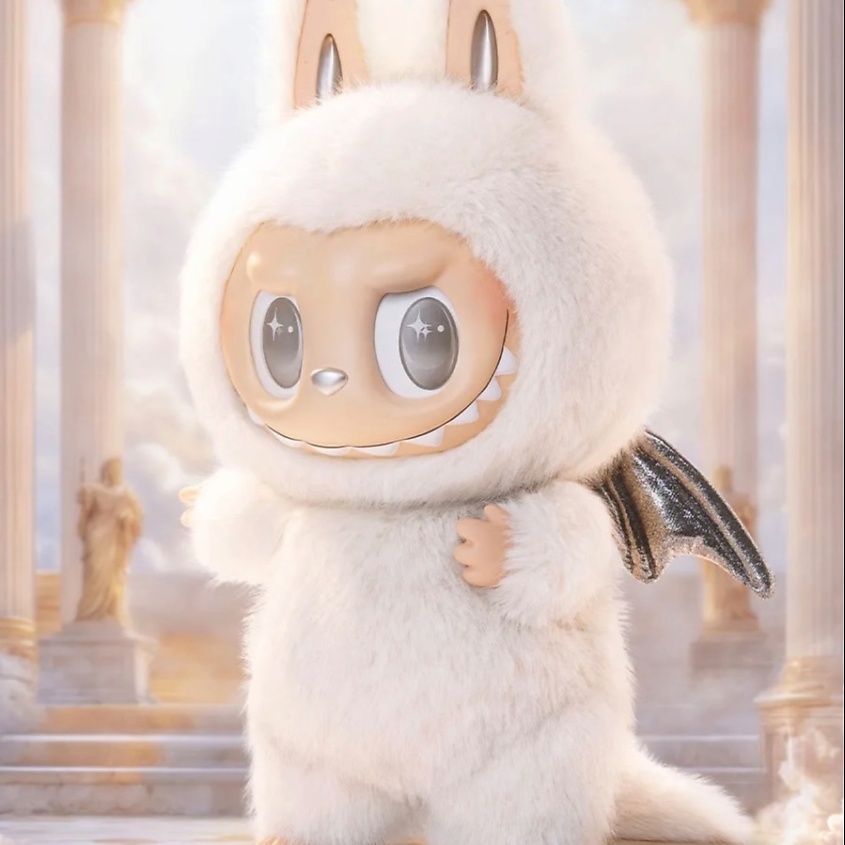 POP MART Игрушка Labubu The Monsters Zimomo Angel in Clouds (58cm