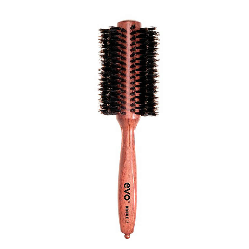 EVO [Брюс] Круглая щетка с натуральной щетиной для волос 28мм evo bruce 28 natural bristle radial brush – фото 2