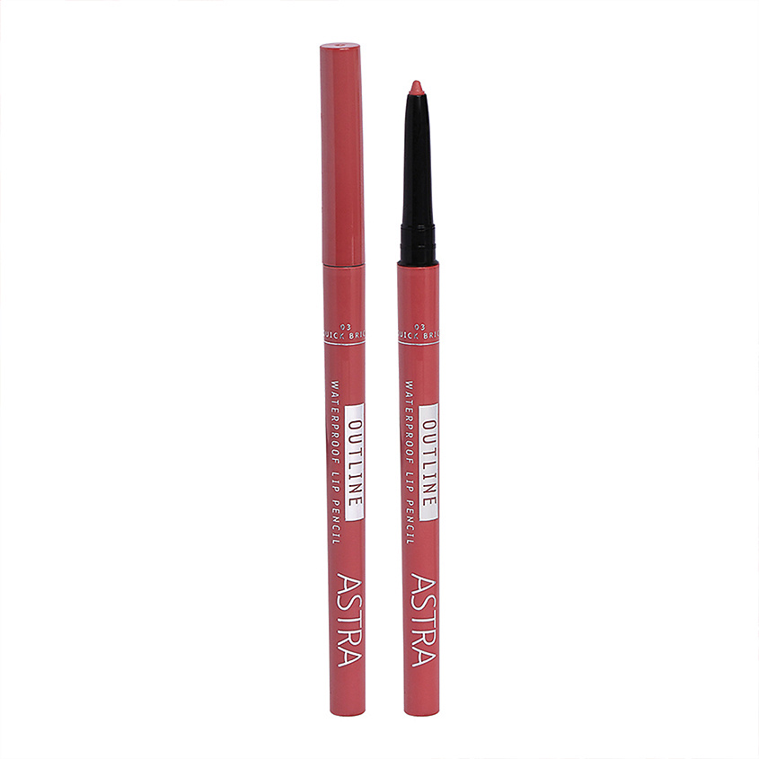 ASTRA Карандаш для губ Outline Waterproof Lip Pencil, 03 Quick Brick, 0,35 г – фото 1