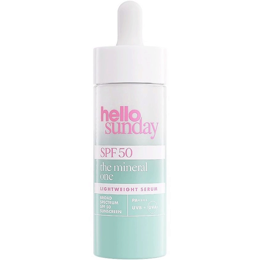 HELLO SUNDAY Сыворотка для лица SPF 50 The Mineral One Lightweight Serum – фото 1